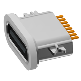 XB-TYPE C 8P-6 -TYPE C 8 P沈殿板0.8防水マスターL=6.7 mm(ストリップ鋼片)(亜鉛合金ハウジング)